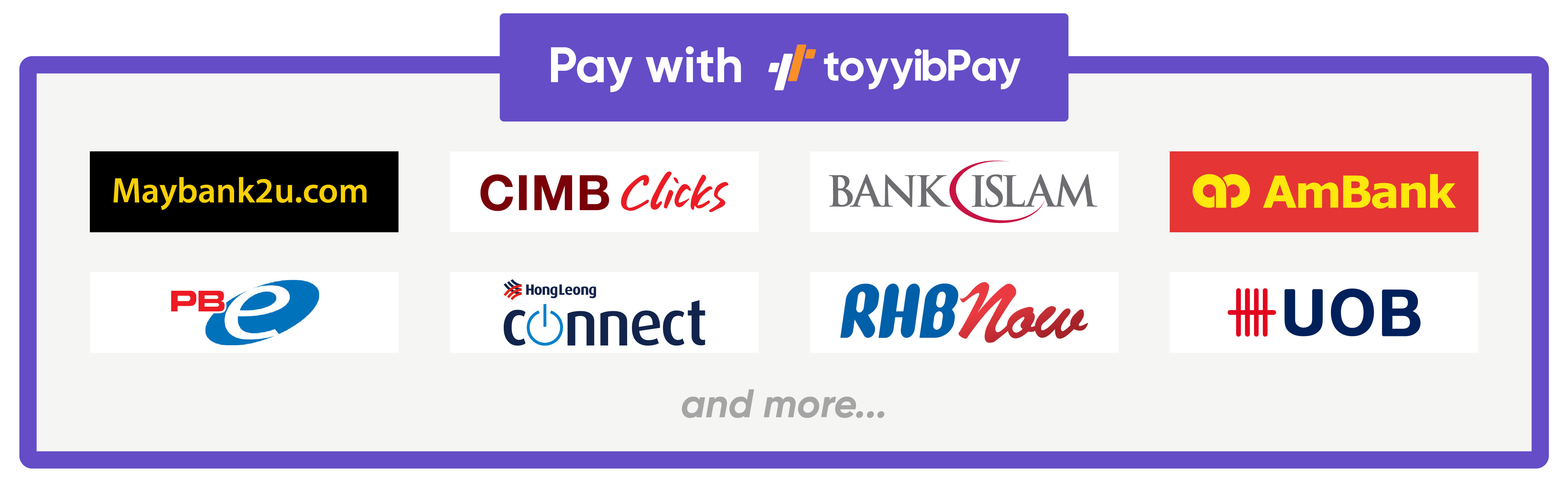 Bayar online menggunakan ToyyibPay